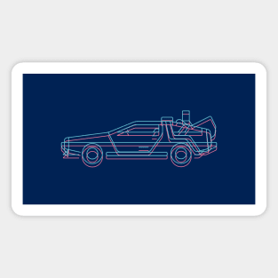 Delorean Magnet